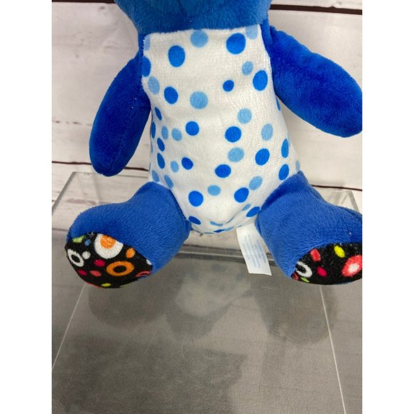 S & B Candy‎ And Toy Teddy Bear Blue Polka Dot Stuffed Plush Animal Toy - Picture 4 of 5